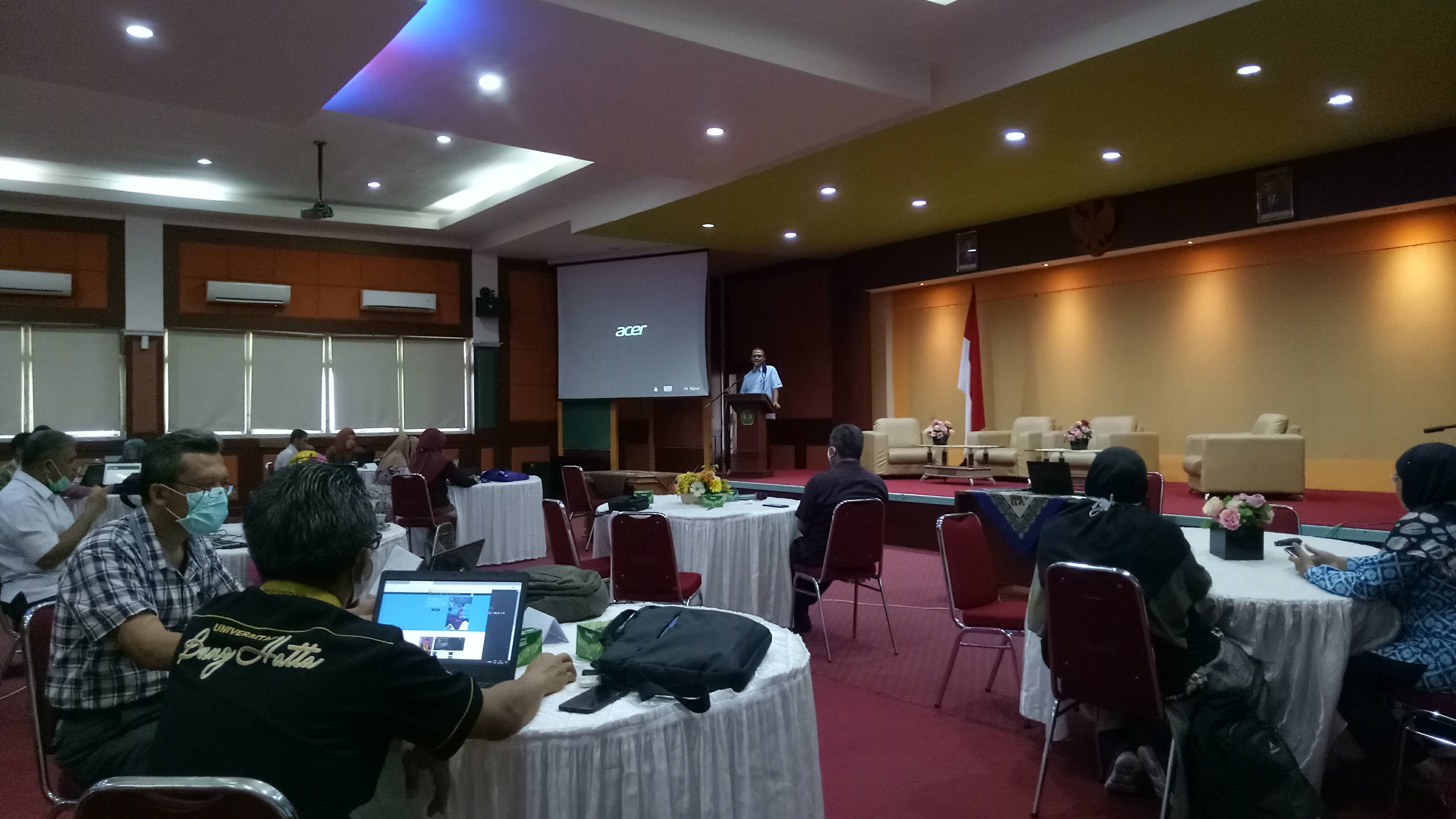 LPPM dan Pustikom Universitas Bung Hatta Gelar Workshop Pengelolaan Jurnal Berbasis OJS 3 Sesi 1